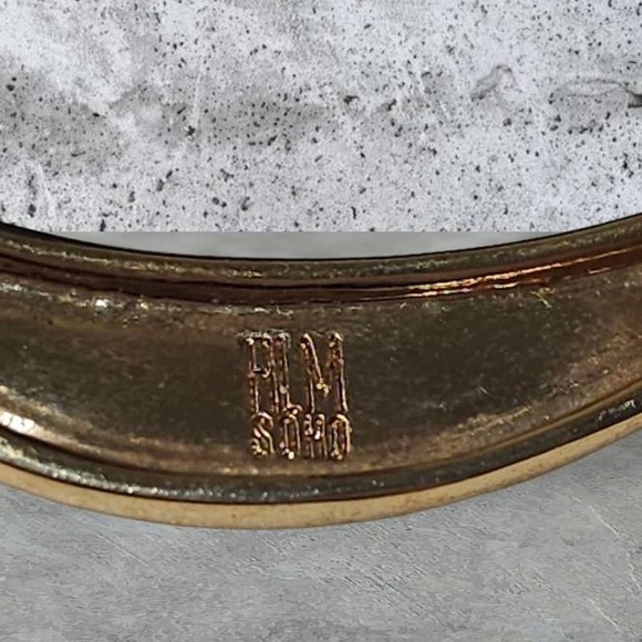 Robert Lee Morris RLM SOHO Studio - Modernist Gold Colored Necklace - Picture 2 of 7